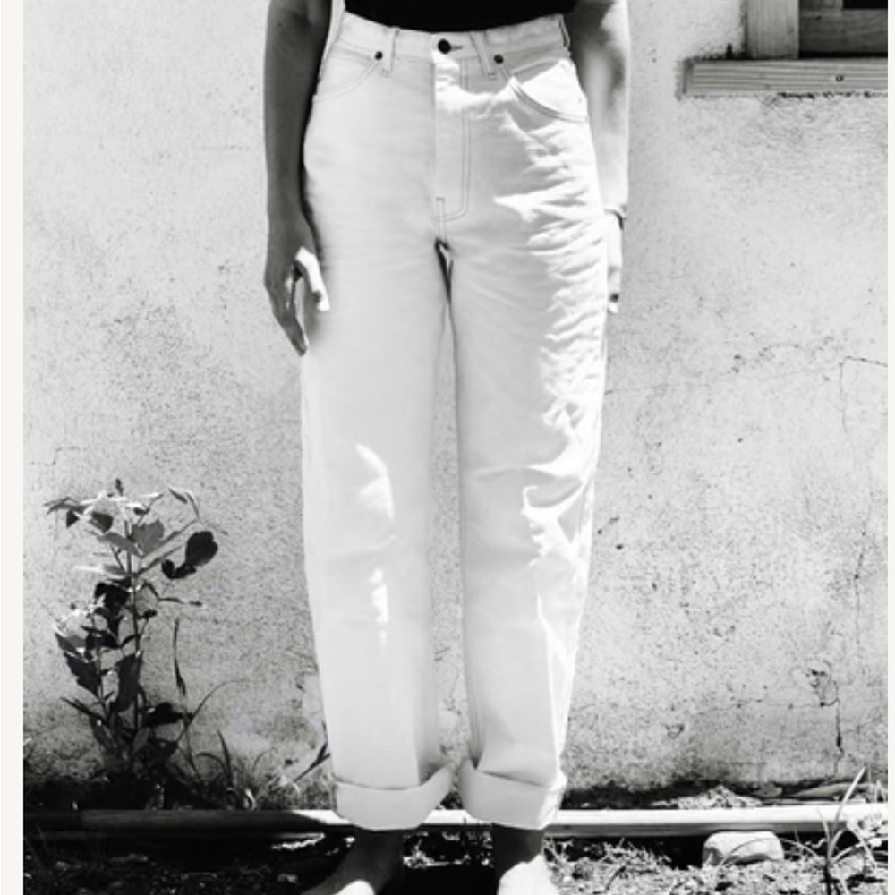 COPY - Imogene & Willie Augusta White Canvas Pant